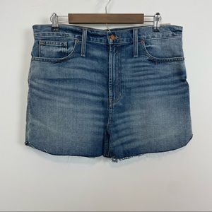 Madewell the perfect jean shorts size 31 nwt